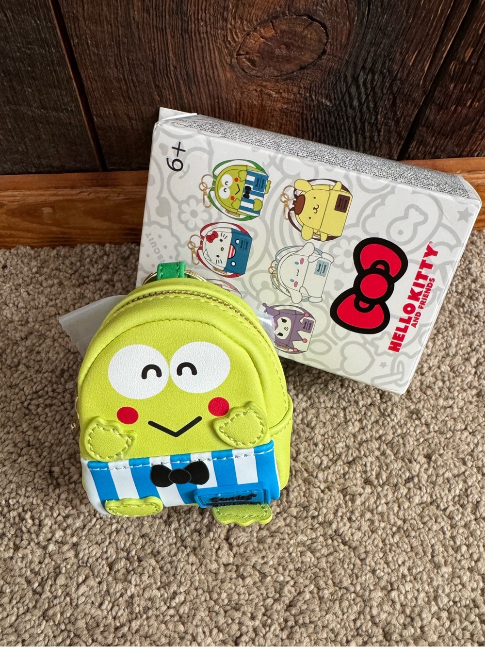 NWT Sanrio Keroppi Mini Backpack Coin Purse